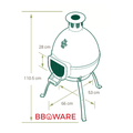 Big Green Egg Chiminea terrashaard