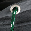 Donkergrijze hoodie met kap - Big Green Egg