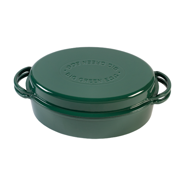 Green dutch oven (5,2L ovale kookpot)