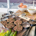 Mini hamburger houder mand