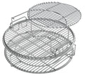 EGGspander 5-piece en Stainless Steel Half Grid