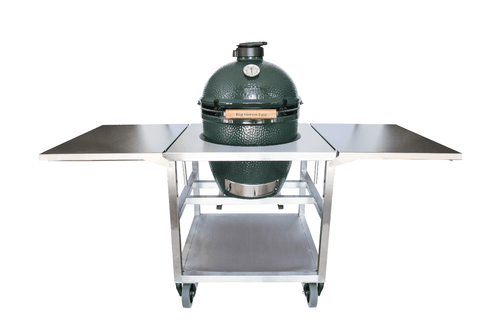 Inox trolley met zijtafels
