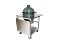 Inox trolley met zijtafels