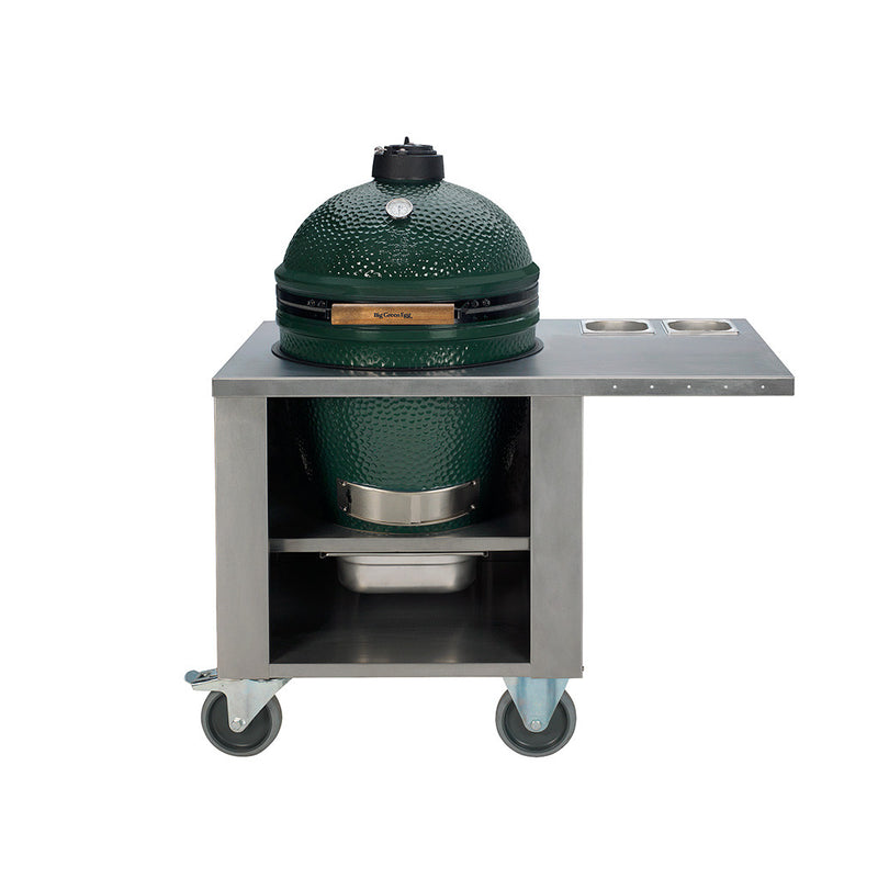 BBQ-tafel in roestvrij staal