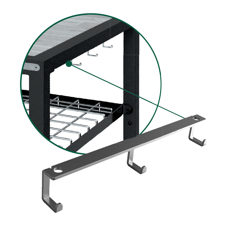 BBQ-gereedschap haakjes voor buitenkeuken expansion frame